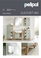 QUICKSET 963 - Quickset Badmöbel zerlegt - Badmöbel - Marken Badmöbel von  der Nr.1 - Pelipal