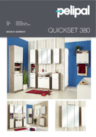 QUICKSET 380 - Quickset Badmöbel zerlegt - Badmöbel - Marken Badmöbel von  der Nr.1 - Pelipal